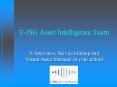 E-ISG Asset Intelligence Team PowerPoint PPT Presentation