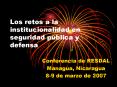 Los retos a la institucionalidad en seguridad p PowerPoint PPT Presentation