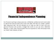Financial Independence Planning