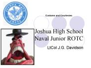 Joshua High School Naval Junior ROTC
