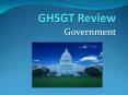 GHSGT Review PowerPoint PPT Presentation