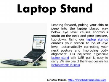 Laptop Stand India