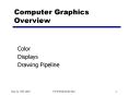 Computer Graphics Overview PowerPoint PPT Presentation