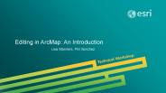 Editing in ArcMap: An Introduction
