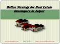 Online Strategy for Real Estate Developers in Jaipur PowerPoint PPT Presentation
