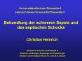Behandlung der schweren Sepsis und des septischen Schocks PowerPoint PPT Presentation