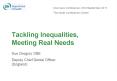 Tackling Inequalities, Meeting Real Needs PowerPoint PPT Presentation