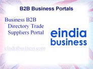 Increase business awareness by b2b portals