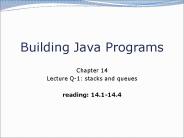 Building Java Programs