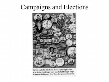 Campaigns and Elections