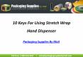 How To Use Stretch Wrap Hand Dispenser For Packaging PowerPoint PPT Presentation
