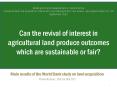 Can the revival of interest in agricultural land produce outcomes which are sustainable or fair? PowerPoint PPT Presentation