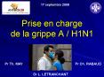 Prise en charge de la grippe A / H1N1 PowerPoint PPT Presentation