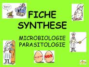 FICHE SYNTHESE MICROBIOLOGIE PARASITOLOGIE