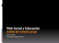 Web Social y Educaci PowerPoint PPT Presentation