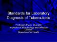 Standards for Laboratory Diagnosis of Tuberculosis PowerPoint PPT Presentation