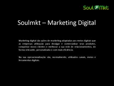 Soulmkt | Marketing Digital