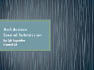 Architecture Second Submission PowerPoint PPT Presentation