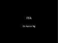 FFA PowerPoint PPT Presentation