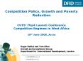 Competition Policy, Growth and Poverty Reduction  CUTS PowerPoint PPT Presentation