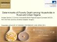 Determinants of Poverty Depth among Households in Rural and Urban Nigeria PowerPoint PPT Presentation
