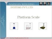 Platform Scale manufacturer and Exporter