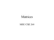 Matrices