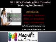Sap gts training/sap tutorial training in chennai