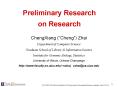 Preliminary Research on Research PowerPoint PPT Presentation