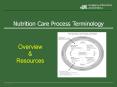 Nutrition Care Process Terminology PowerPoint PPT Presentation