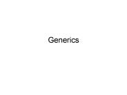Generics