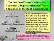TecEco Eco-Cement Concretes 
