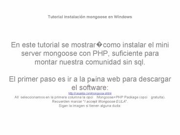 presentation player overlay