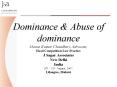 Dominance PowerPoint PPT Presentation