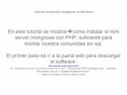 Tutorial foro sin sql en 1 minuto