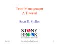 Trust Management PowerPoint PPT Presentation