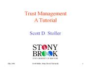Trust Management