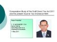 Comparative Study of the Draft Direct Tax Act 2011 and the present Income Tax Ordinance1984 PowerPoint PPT Presentation