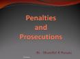 Penalties and Prosecutions PowerPoint PPT Presentation