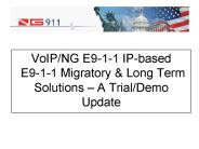 VoIP/NG E9-1-1 IP-based E9-1-1 Migratory