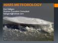 MARS METEOROLOGY PowerPoint PPT Presentation
