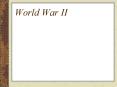 World War II PowerPoint PPT Presentation