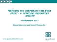 Piercing the corporate veil post prest - v- Petrodel resources limited 3rd December 2013 Simon Rainey QC and Robert Thomas QC, PowerPoint PPT Presentation