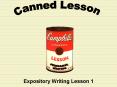 Expository Writing Lesson 1 PowerPoint PPT Presentation