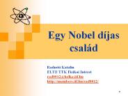 Egy Nobel d