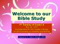 Welcome to our Bible Study PowerPoint PPT Presentation