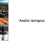 Analisi isotopica