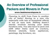 Packers and Movers Pune