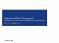Operational Risk Management PowerPoint PPT Presentation