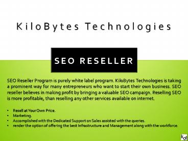 SEO RESELLER PDF